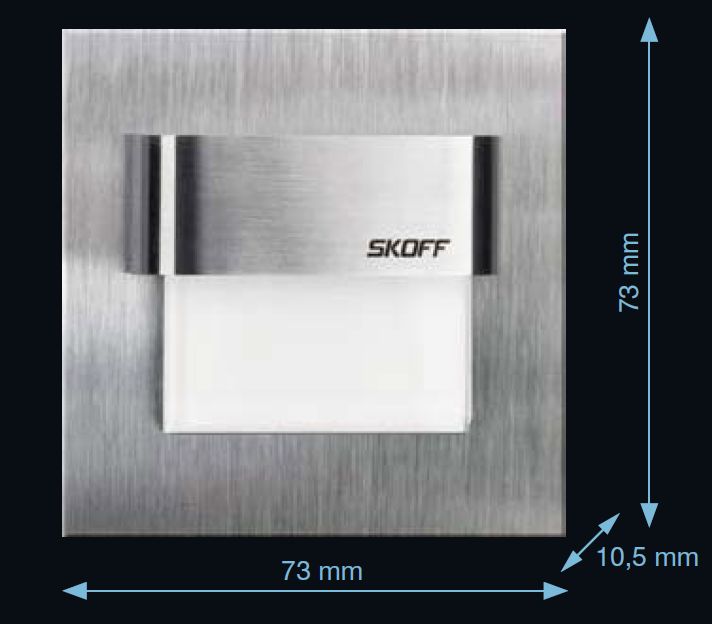LED nástenné svietidlo Skoff Salsa Stick short mat. mosaz neutr. IP20 MI-SST-M-N